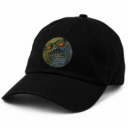 Fantasy Mask Moon Mask Hat, Adjustable Twill Cap for Gamers, Retro Adventure Gift